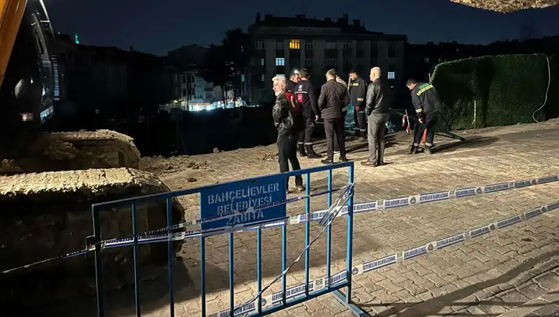 İstanbul’da İnşaat Çalışması Sırasında Yol Çöktü: Olay Anı ve Sonrası