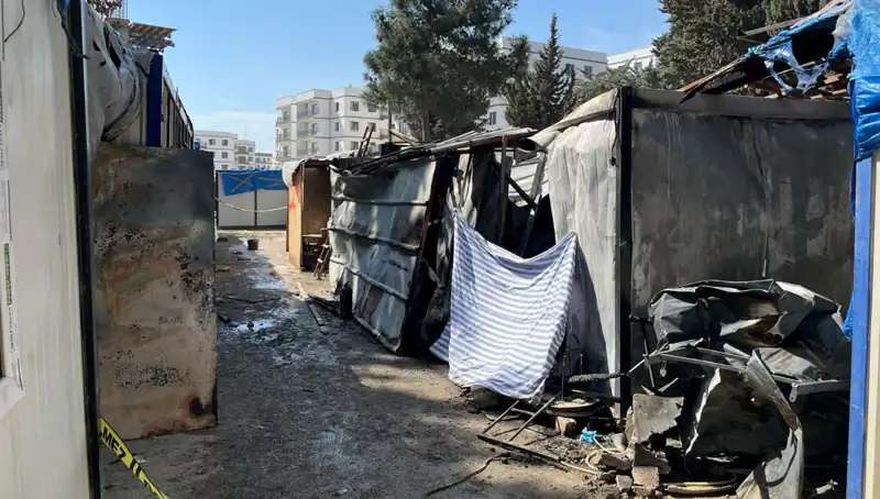 İşçilerin Kaldığı Konteynerde Korkutan Yangın: Olayın Ardındaki Gerçekler