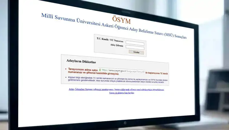 MSÜ Sınav Sonuçları Açıklandı mı? ÖSYM AİS ile Sorgulama Rehberi