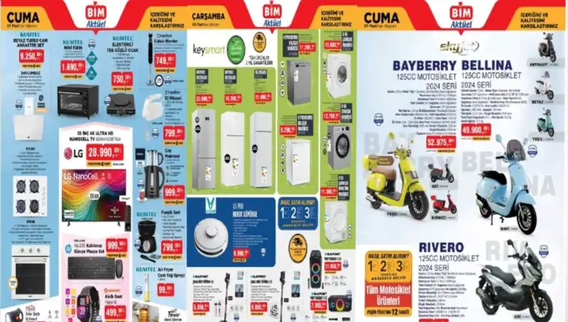 BİM 4 Mart Aktüel Ürünler Kataloğu ile Alışveriş Keyfi Başlıyor!