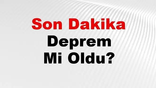 Son Dakika: Malatya'da Şiddetli Deprem! Canlı Gelişmeler Burada