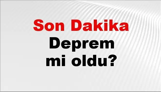 Kütahya'da Beklenmedik Deprem: Son Durum ve Detaylar