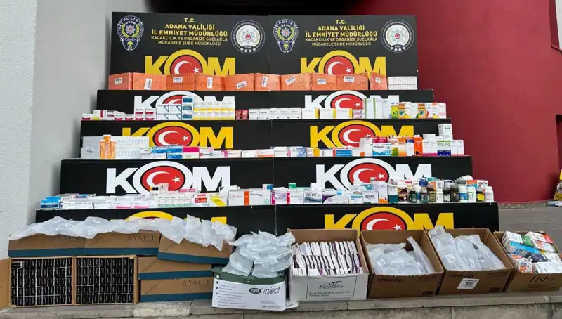 Adana'da Şok Yasa Dışı İlaç Operasyonu: 5 Kişi Gözaltında!